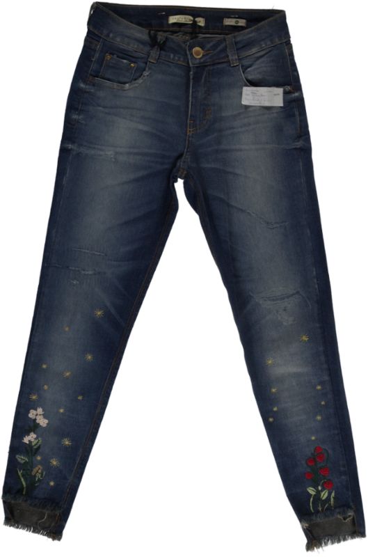 CALCA 361 JEANS BORDAD.BARR FEM AD (13121000439) CALCA 361 JEANS BORDAD.BARR FEM AD (13121000439)