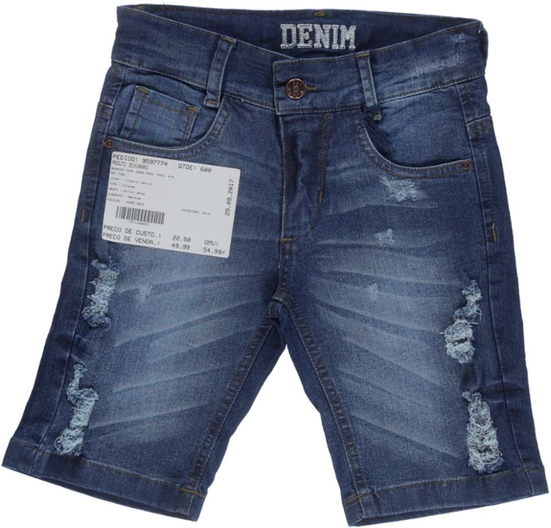 BERMUDA 5226 JEANS RASG. MASC. 4/8 (35141000031) BERMUDA 5226 JEANS RASG. MASC. 4/8 (35141000031)